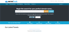 Desktop Screenshot of clients.serverfreak.com